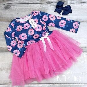 Pete + Lucy Neon Garden Tulle Dress NWT